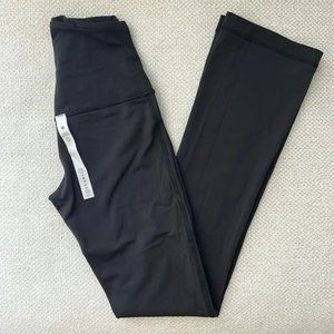 Align high rise mini-flared pant short lululemon athletica